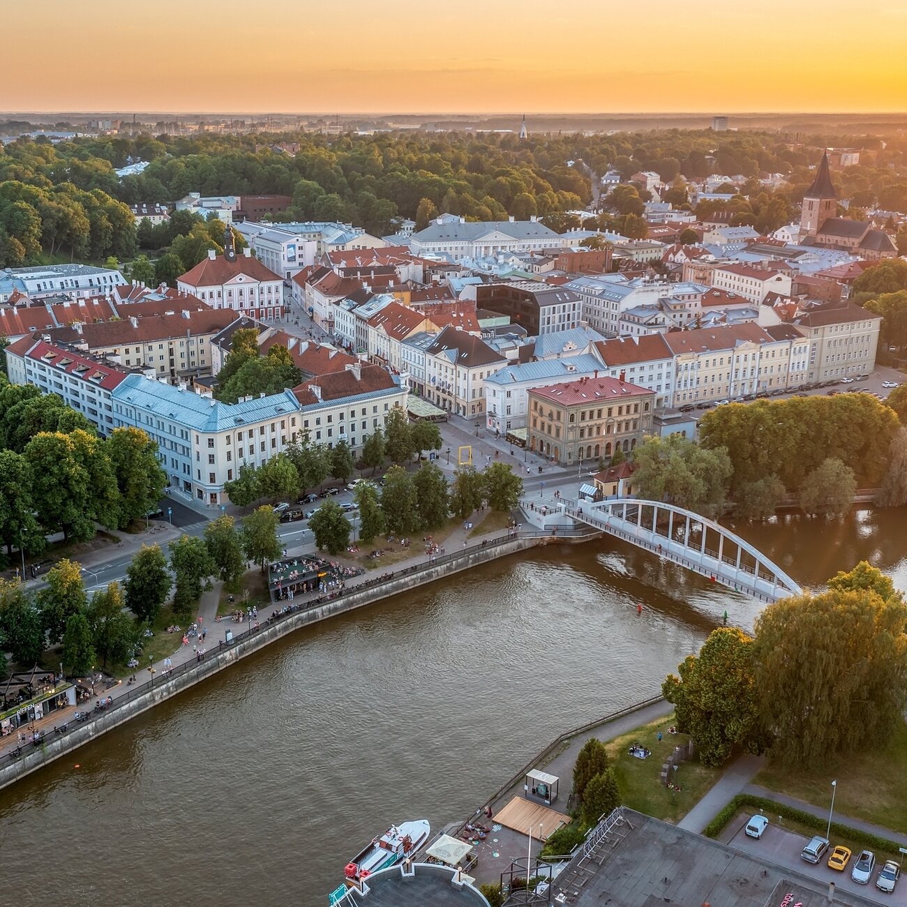 Tartu City University of Tartu Campus Estonia